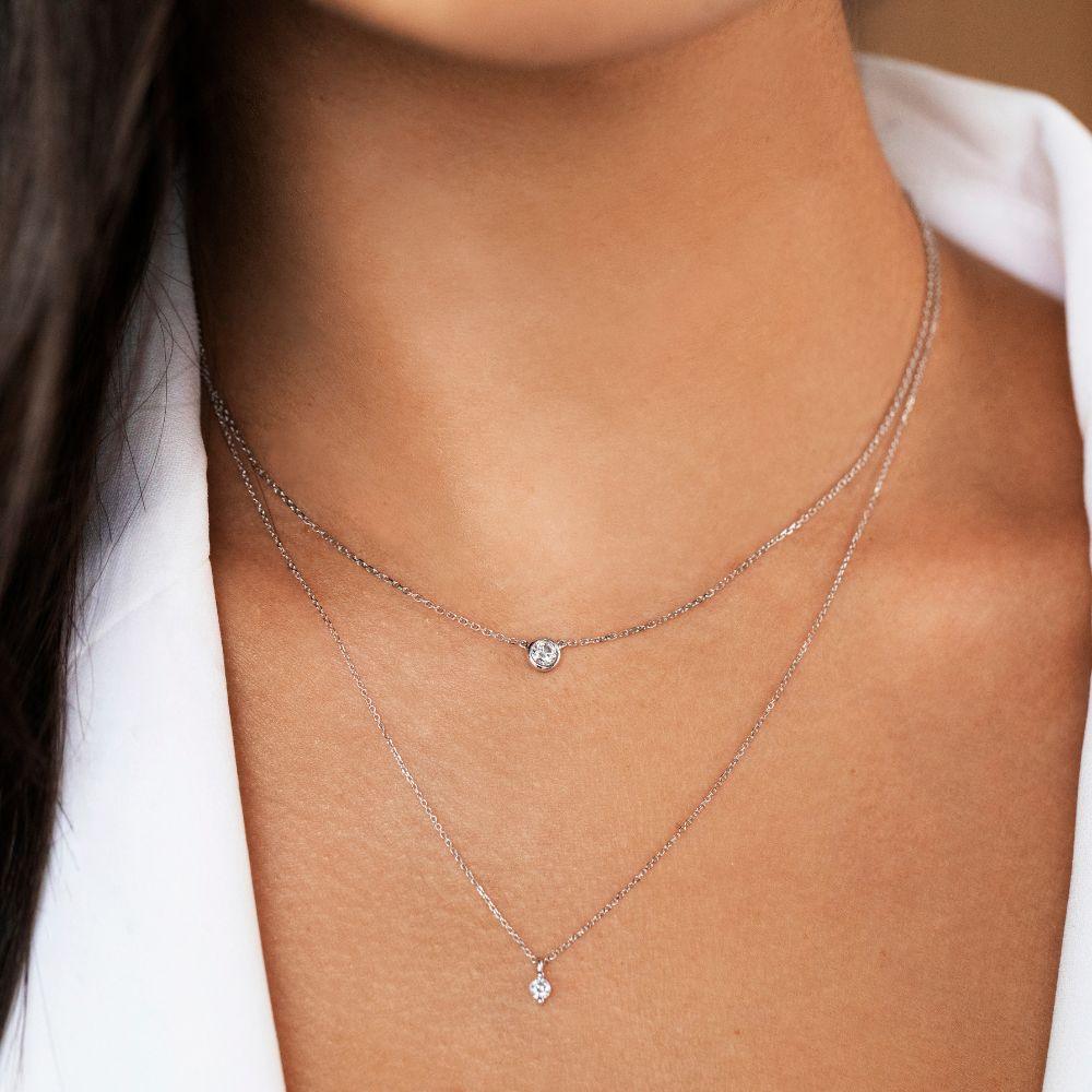 Diamond Bezel Pendant