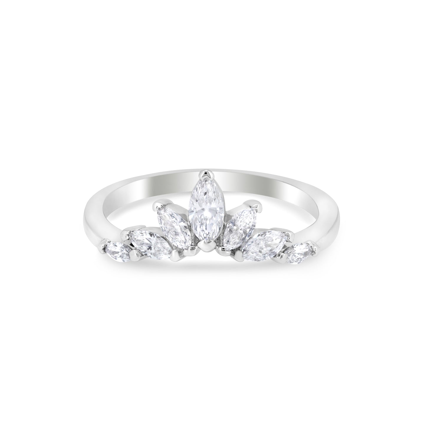 Contour Marquise Diamond Ring