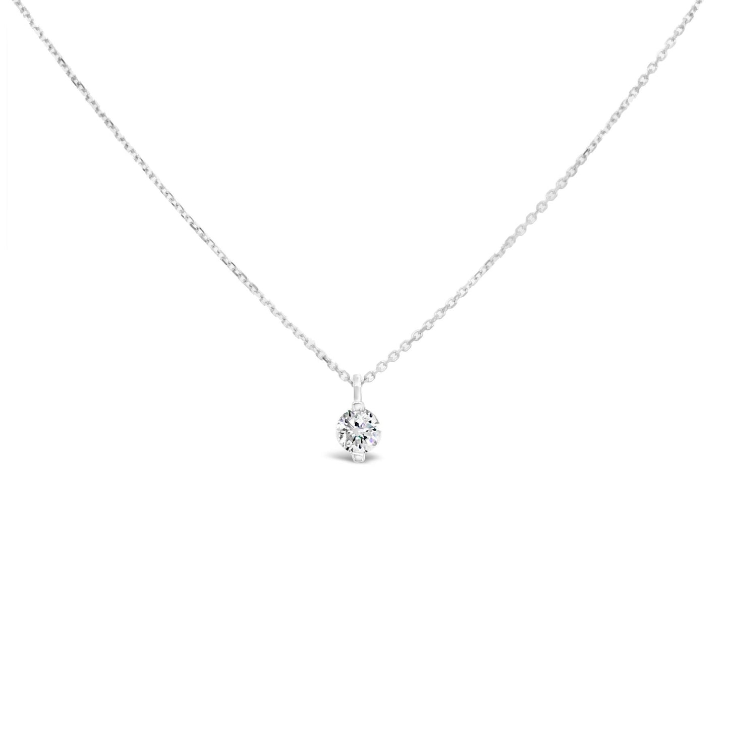 Floating Mini Diamond Necklace