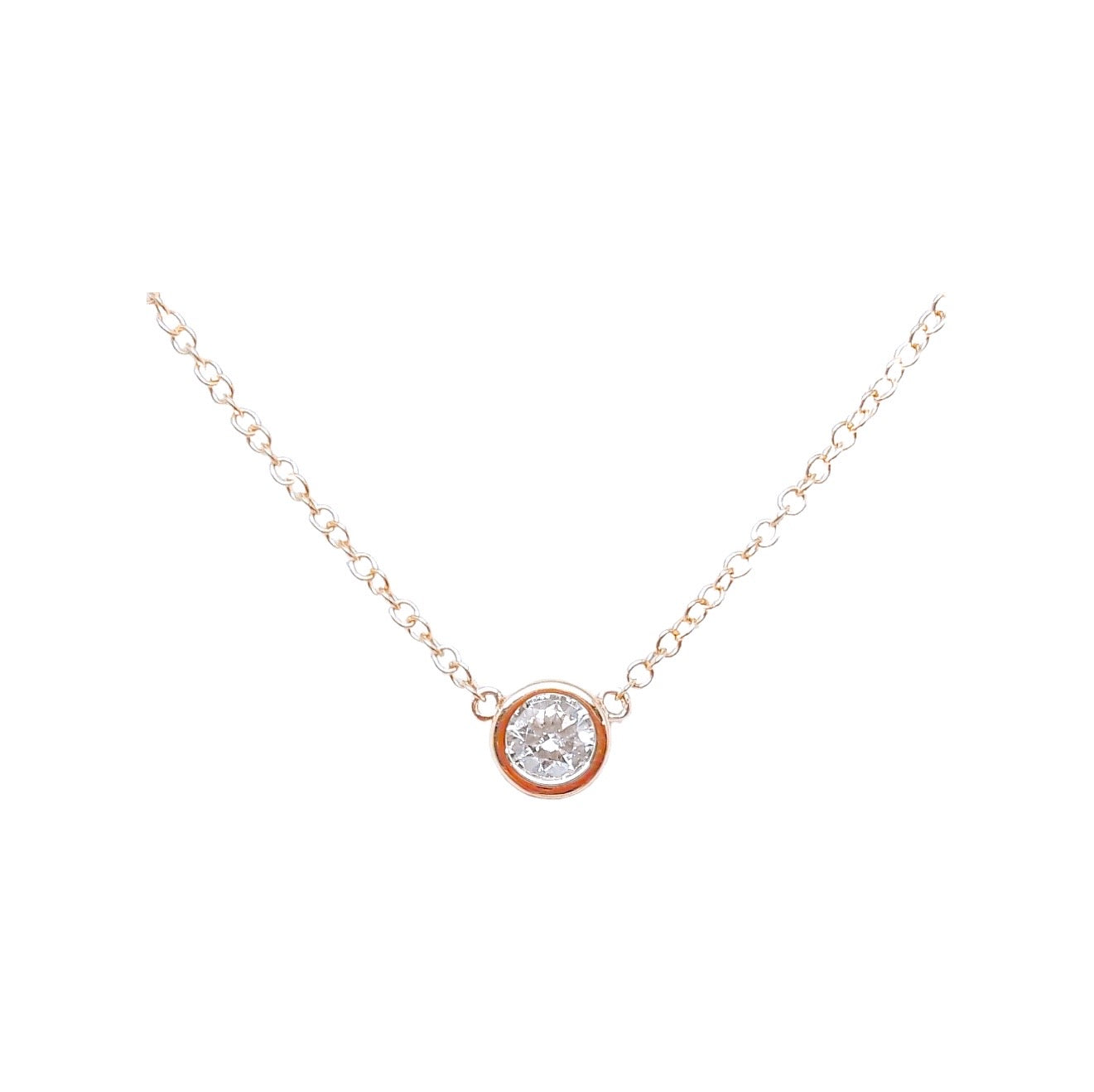 Diamond Bezel Pendant