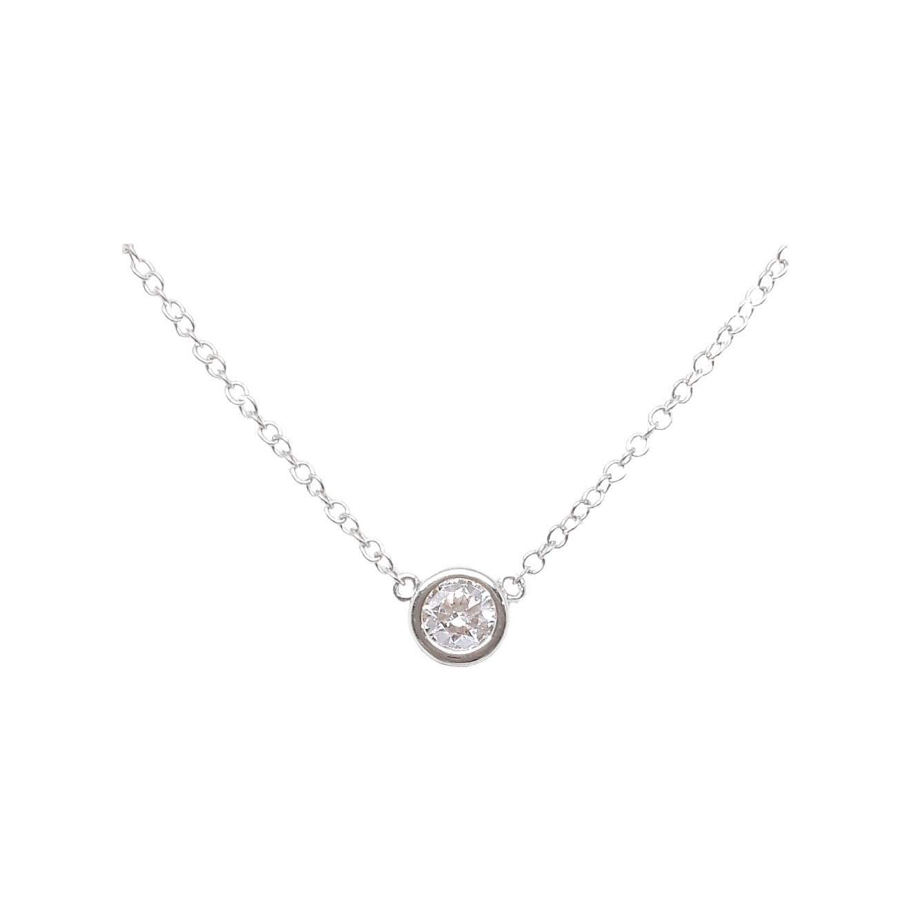 Diamond Bezel Pendant