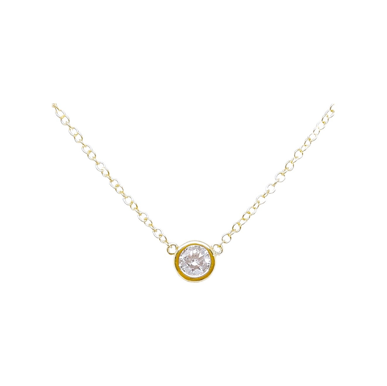 Diamond Bezel Pendant