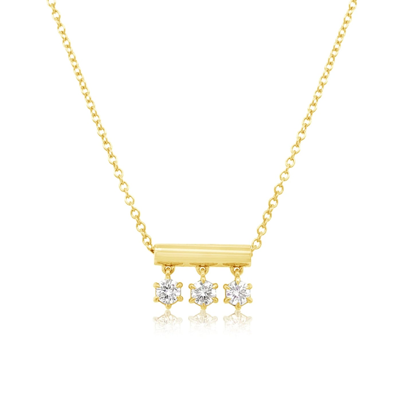 Dangle Diamond Necklace