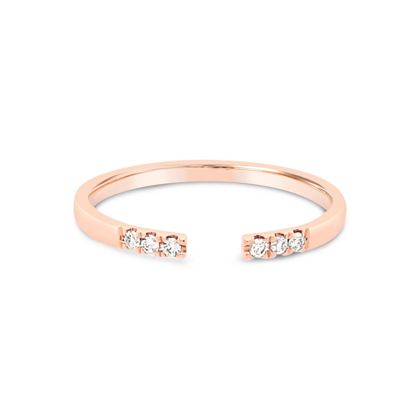 Open Cuff Diamond Ring