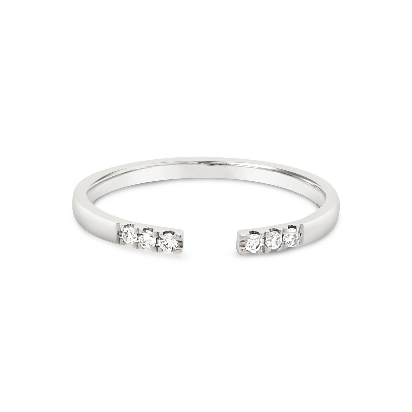 Open Cuff Diamond Ring