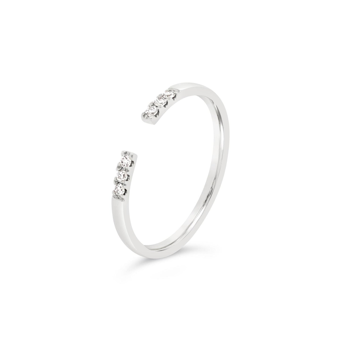 Open Cuff Diamond Ring
