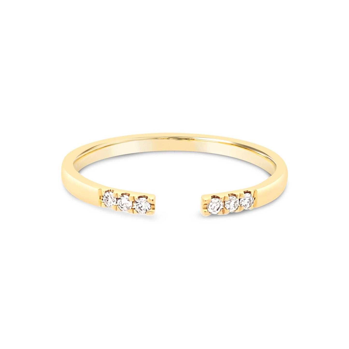 Open Cuff Diamond Ring