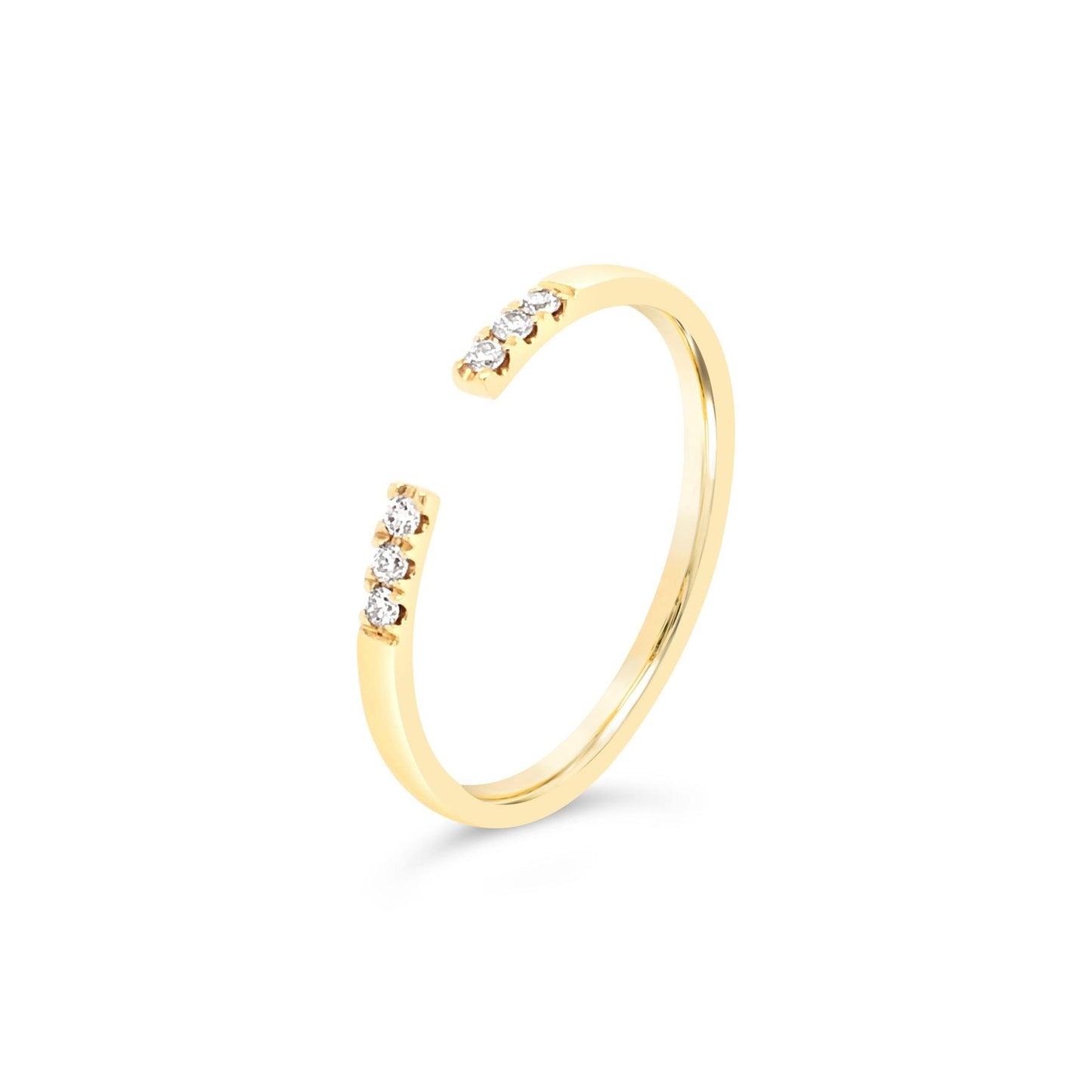 Open Cuff Diamond Ring