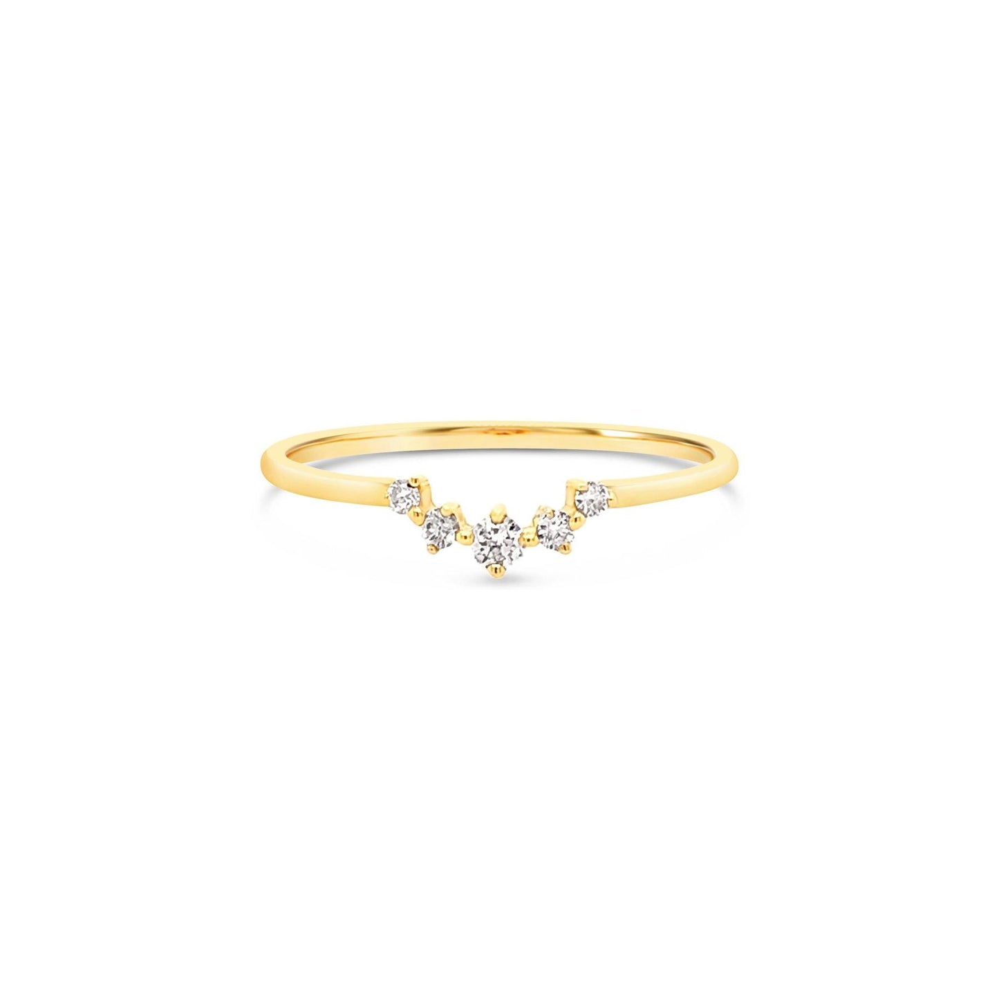 Contour Diamond Ring