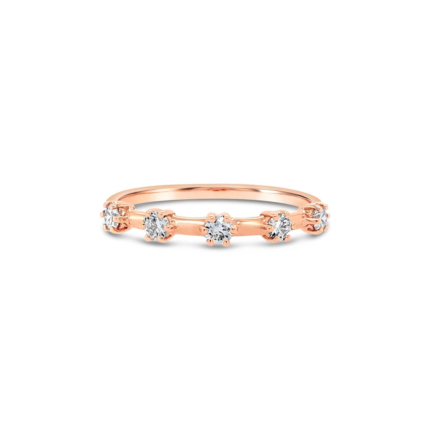 Five-Stone Spaced Diamond Ring