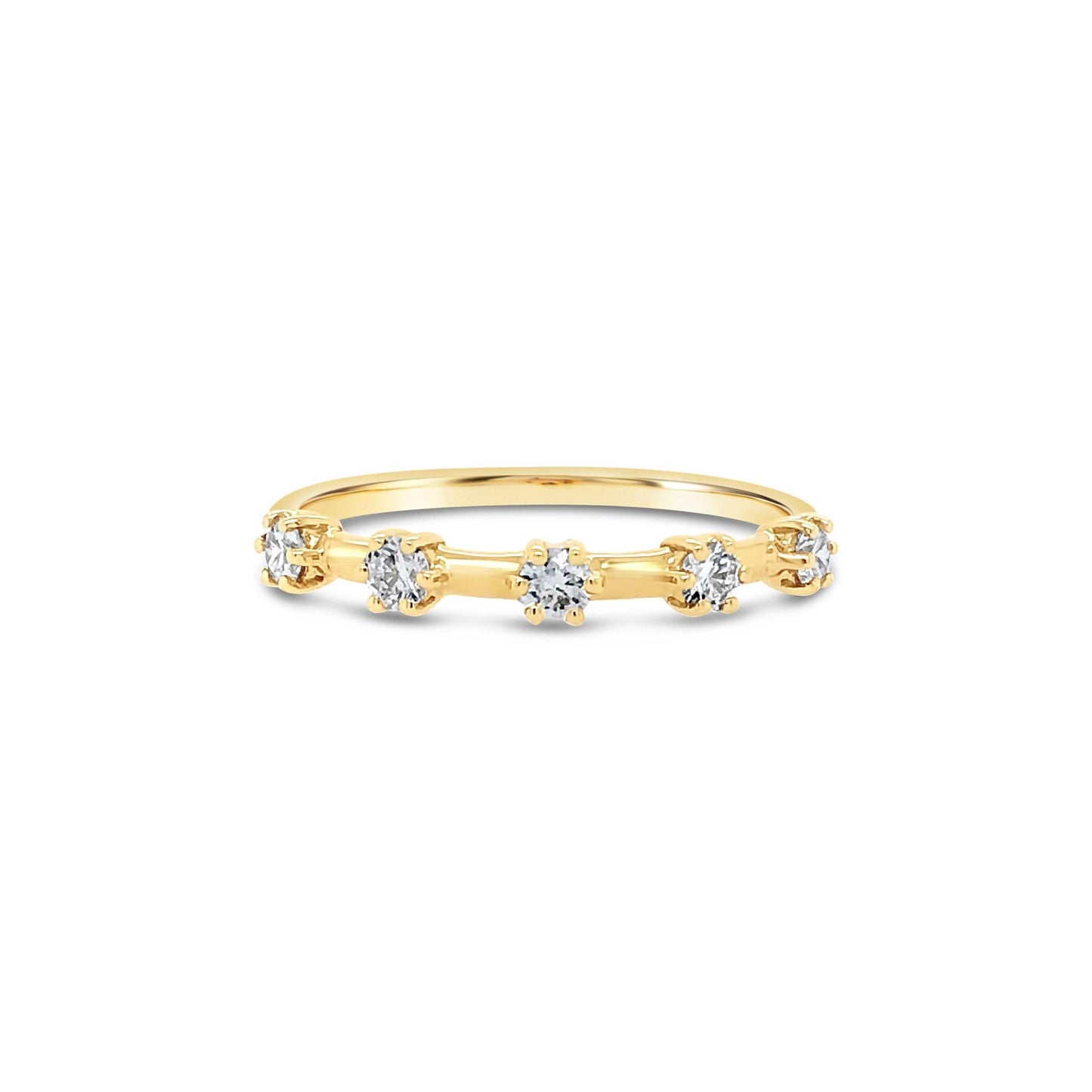 Five-Stone Spaced Diamond Ring
