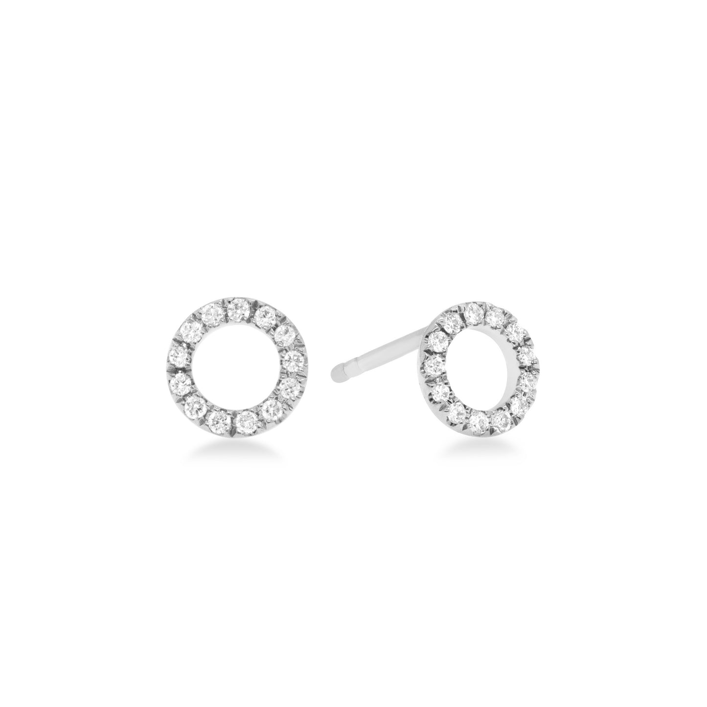 Circle of Life Diamond Earrings