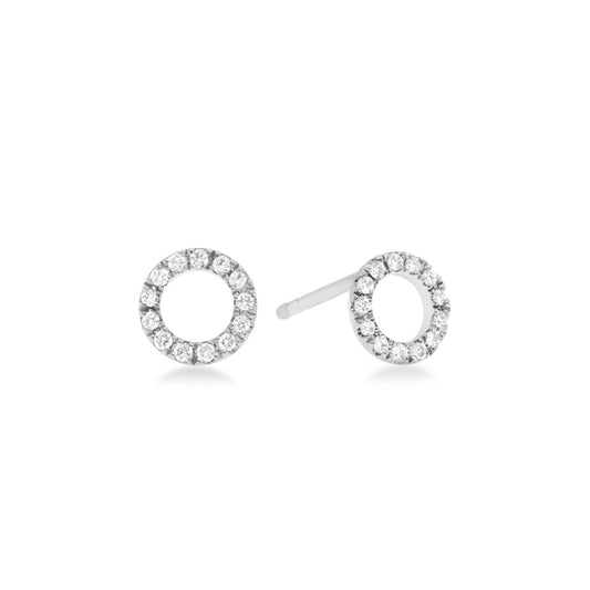 Circle of Life Diamond Earrings