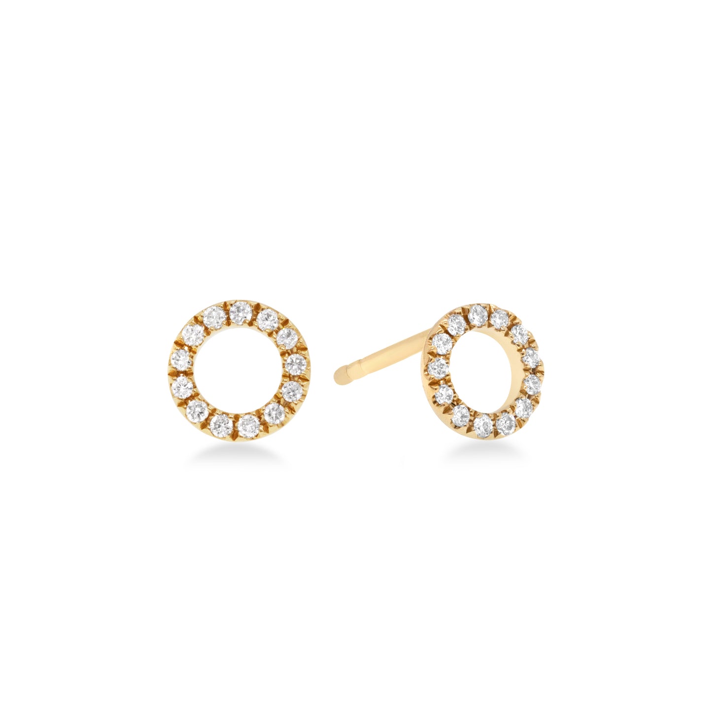 Circle of Life Diamond Earrings