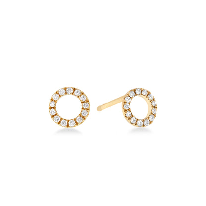 Circle of Life Diamond Earrings