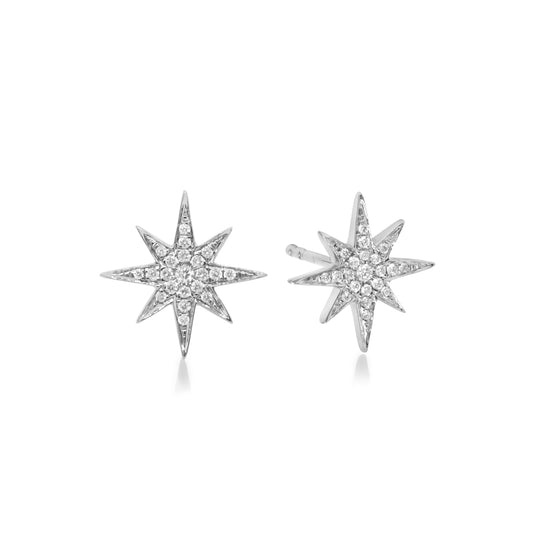 Otto-Punti Star Diamond Earrings