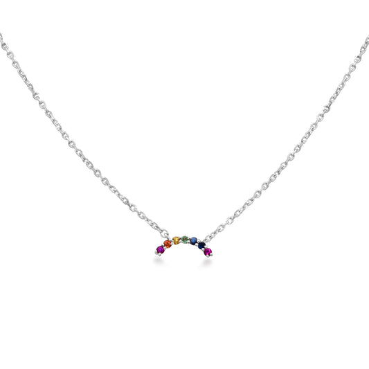 Multi Colour Arc Necklace
