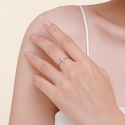 Diamond Bar Ring
