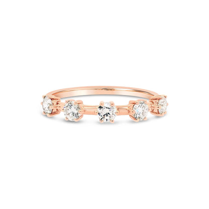 Five-Stone Spaced Diamond Ring - Large