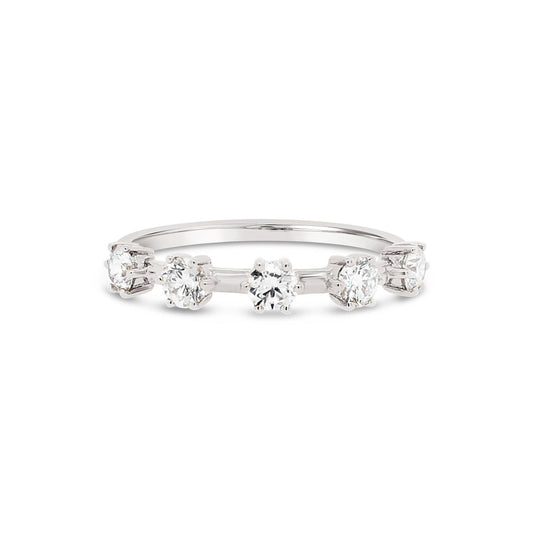 Five-Stone Spaced Diamond Ring - Large