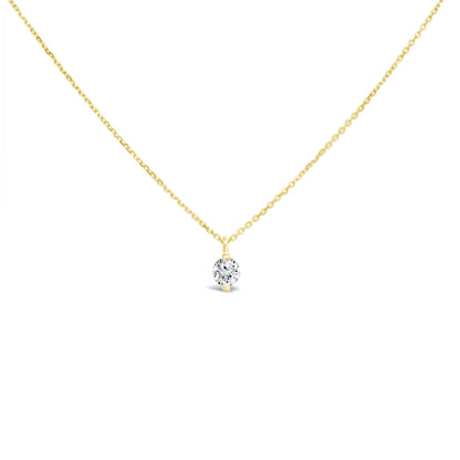 Floating Mini Diamond Necklace