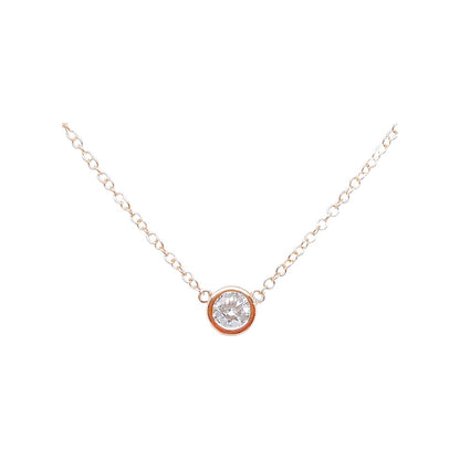 Diamond Bezel Pendant