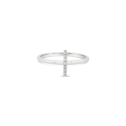 Diamond Bar Ring