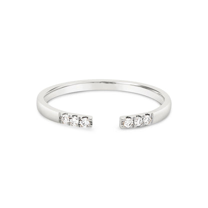 Open Cuff Diamond Ring