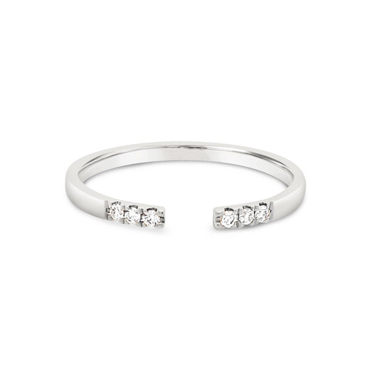 Open Cuff Diamond Ring