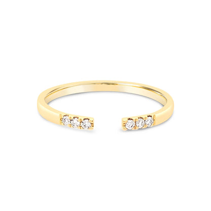 Open Cuff Diamond Ring