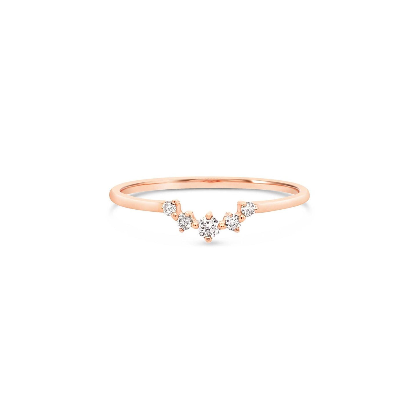 Contour Diamond Ring