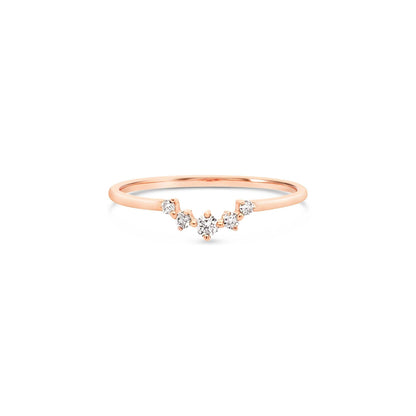 Contour Diamond Ring