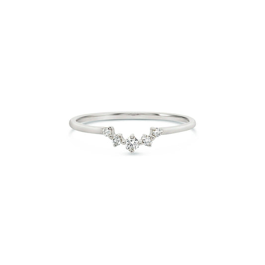 Contour Diamond Ring