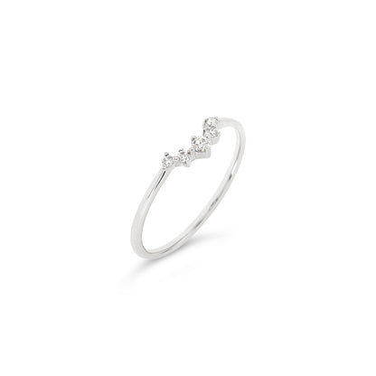 Contour Diamond Ring